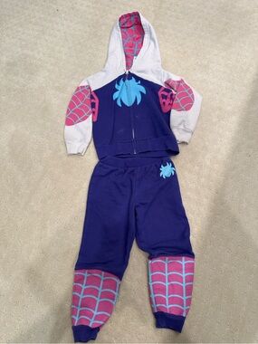 Marvel Spider-Gwen Ghost Spider Hoodie Jogger Set 3T